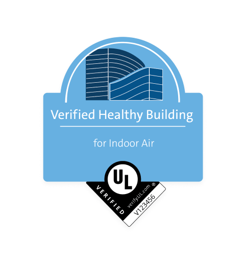 verified healthy building verification mark